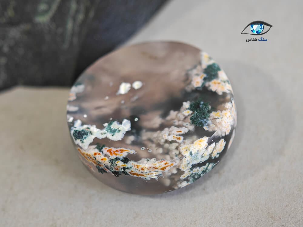 عقیق شجر بهاری گرد 8.5 گرم — تصویر ۳