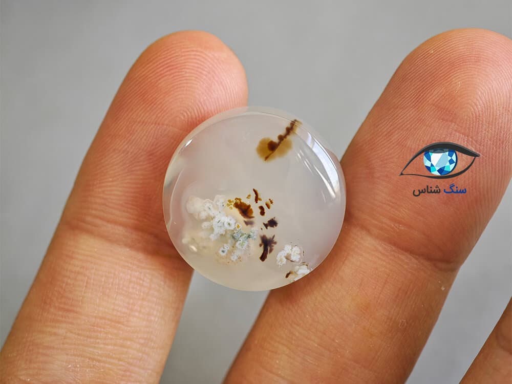 عقیق شجر بهاری طبیعی 5.9 گرم — تصویر ۲