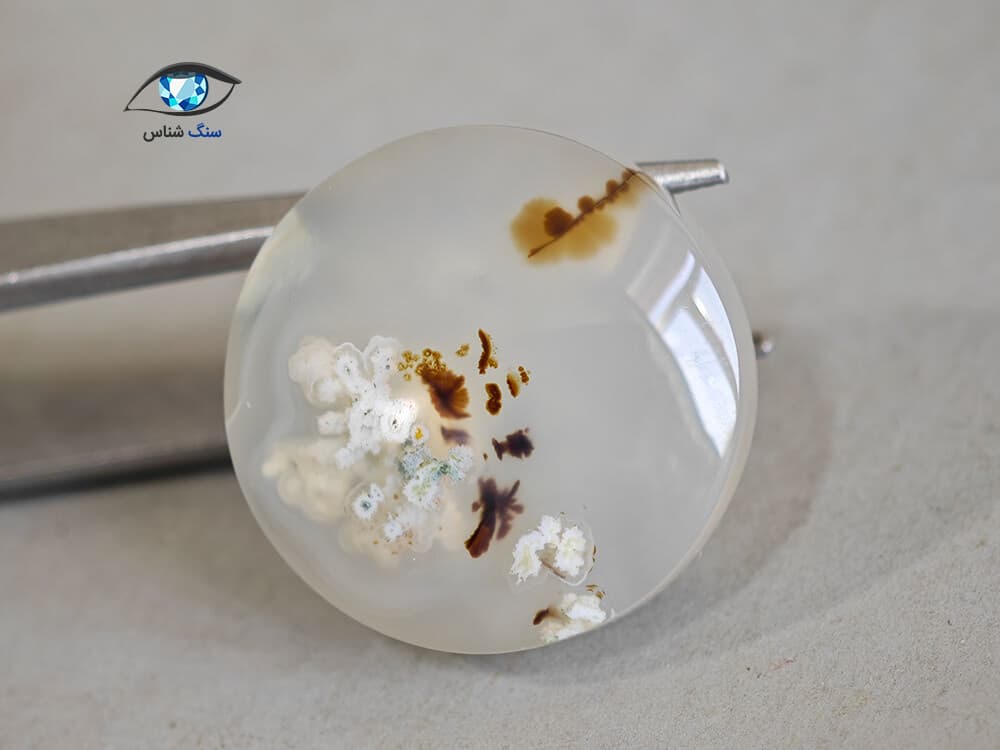 عقیق شجر بهاری طبیعی 5.9 گرم