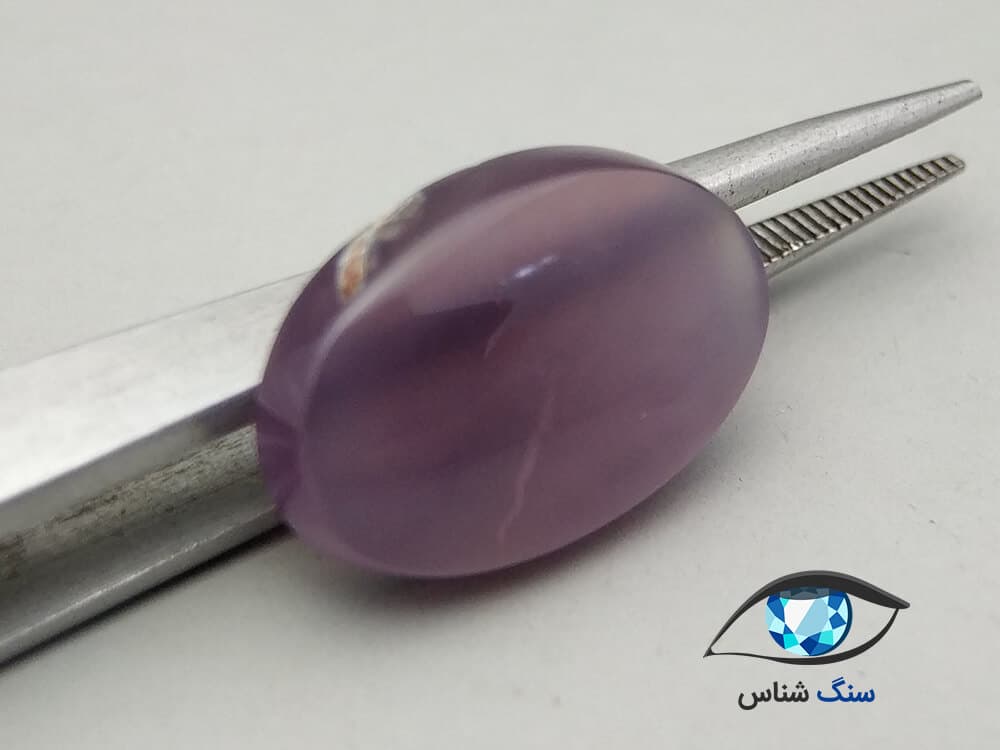 عقیق سوسنی بیضی طبیعی 3 گرم