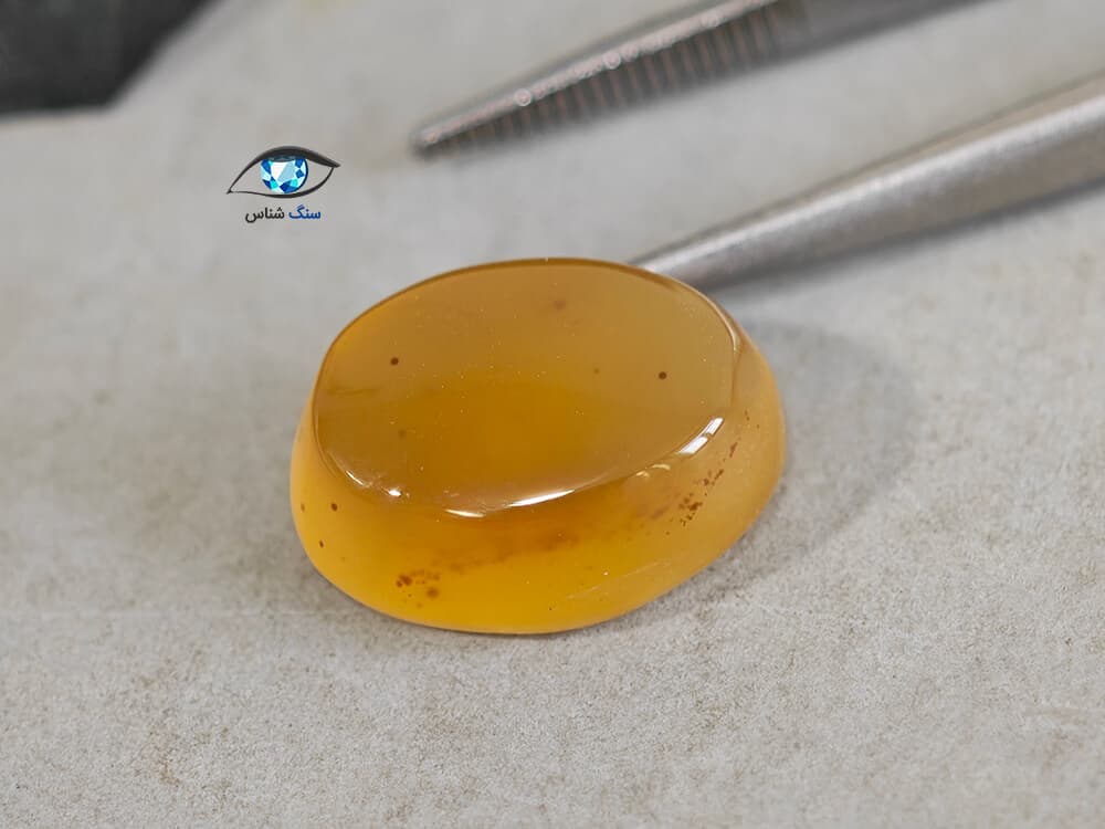 عقیق زرد طبیعی 2.2 گرم — تصویر ۳