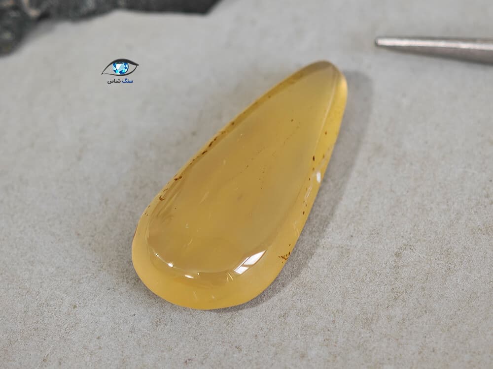 عقیق اشکی طبیعی 3.2 گرم — تصویر ۳