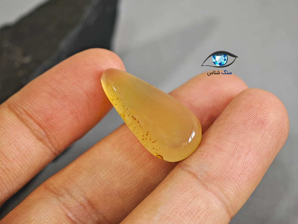 عقیق اشکی طبیعی 3.2 گرم