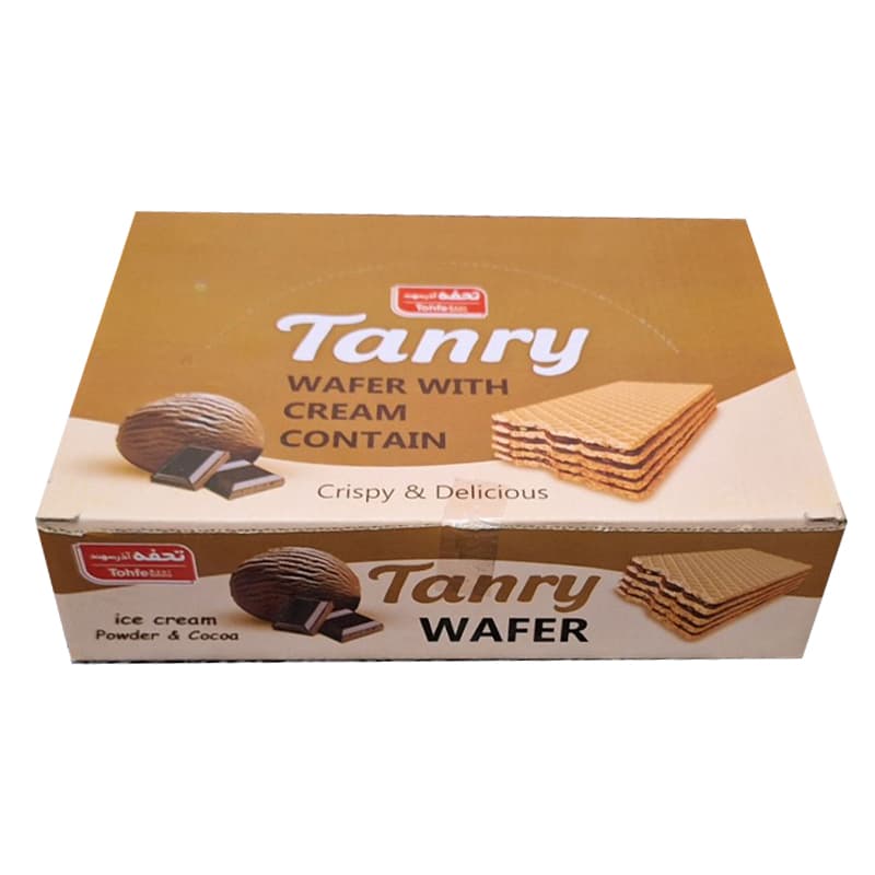 ویفر جعبه ای تانری حاوی پودر بستنی و پودر کاکائو (30 عددی)