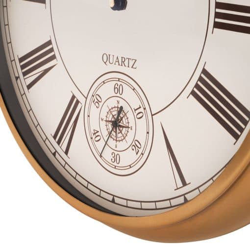 ساعت دیواری فلزی مدل CARLA کد M-20501 رنگ ANTIQUE — تصویر ۳