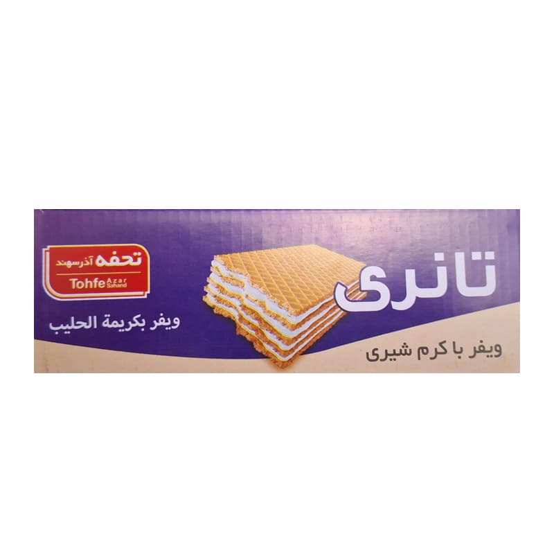 ویفر جعبه ای تانری با طعم کرم شیری (30 عددی) — تصویر ۳