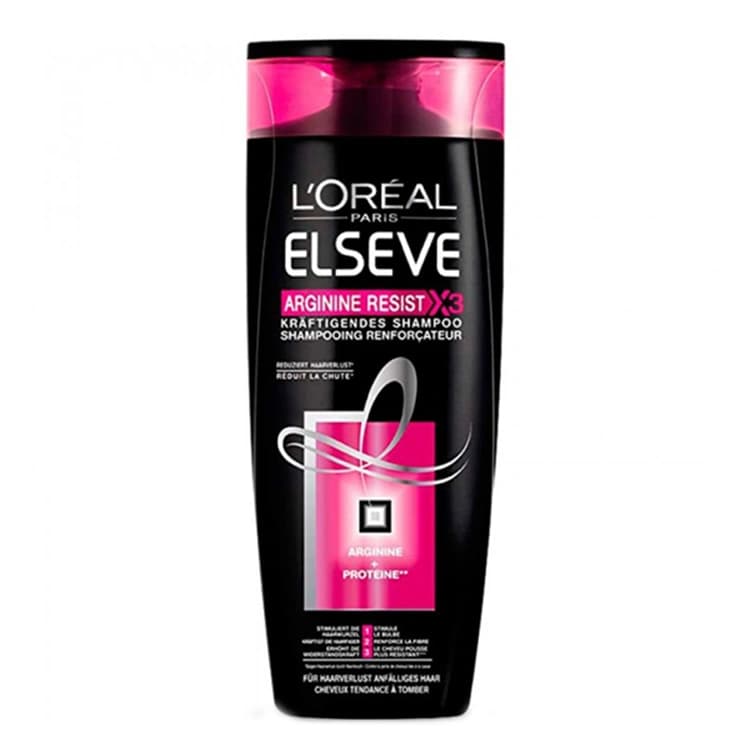 شامپو ضد ریزش مو لورال مدل Elseve Arginine Resist X3 حجم 450 میل LOREAL — تصویر ۲