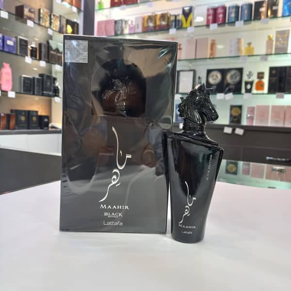 عطر ادکلن ماهر مردانه مشکی بلک لطافه