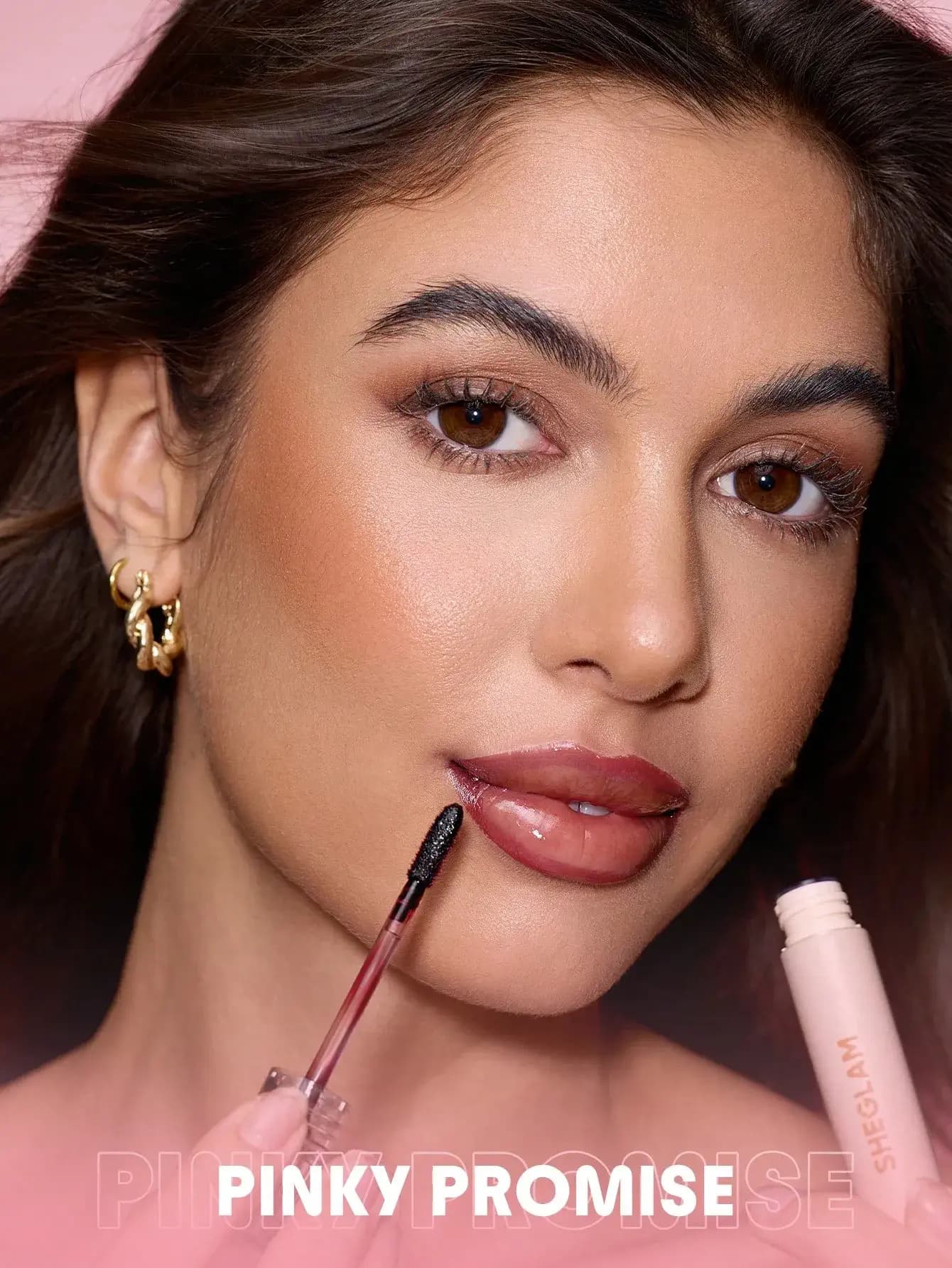 خط لب پیل آف شیگلم Sheglam رنگ Pinky Promise — تصویر ۵