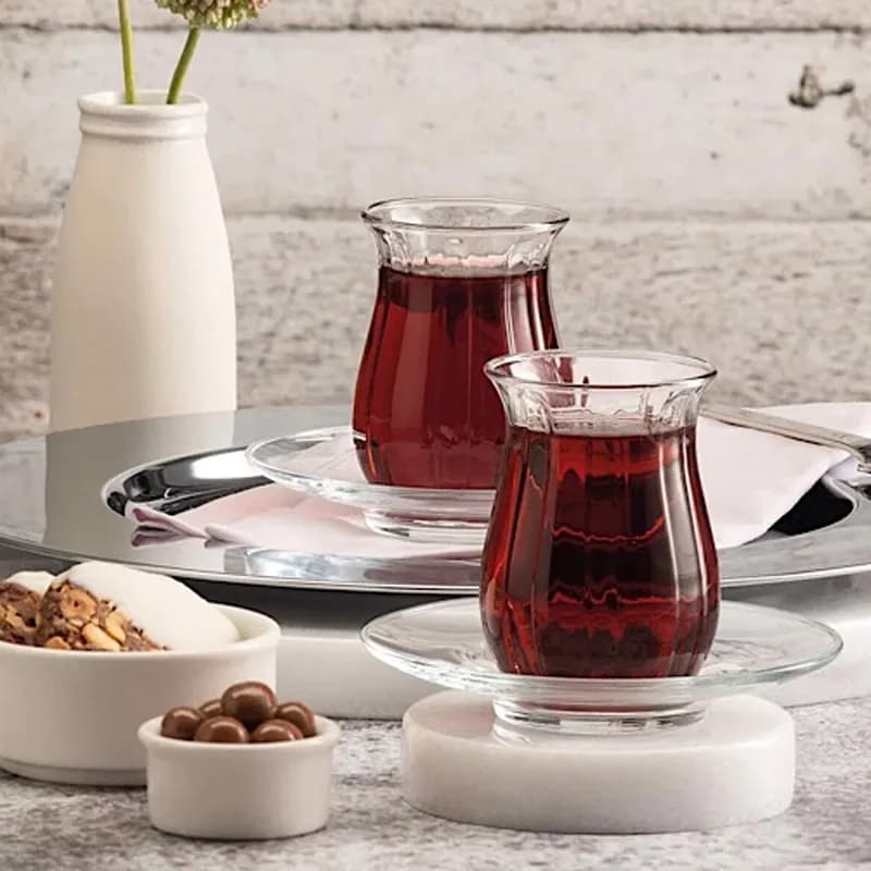 استکان و نعلبکی پاشاباغچه مدل لینکا کد 96572