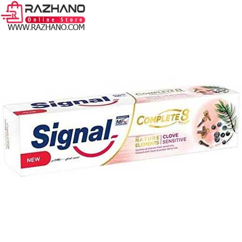 خمیر دندان میخک و عناب سیگنال کامپلت 8 مدل CLOVE SENSITIVE