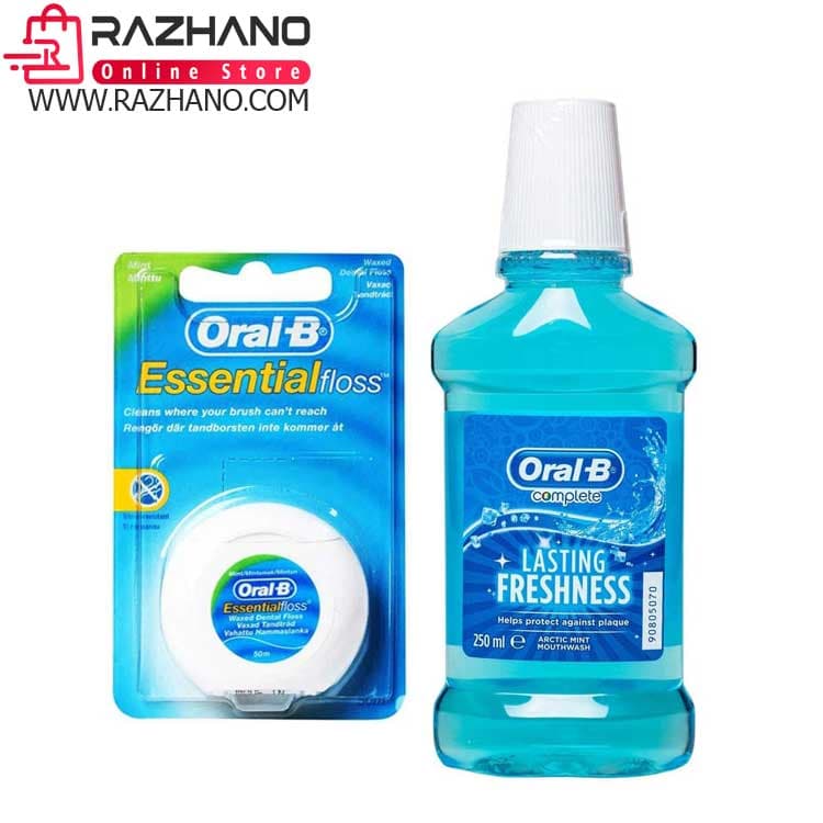 ست نخ دندان و دهانشویه اورال بی Oral-B