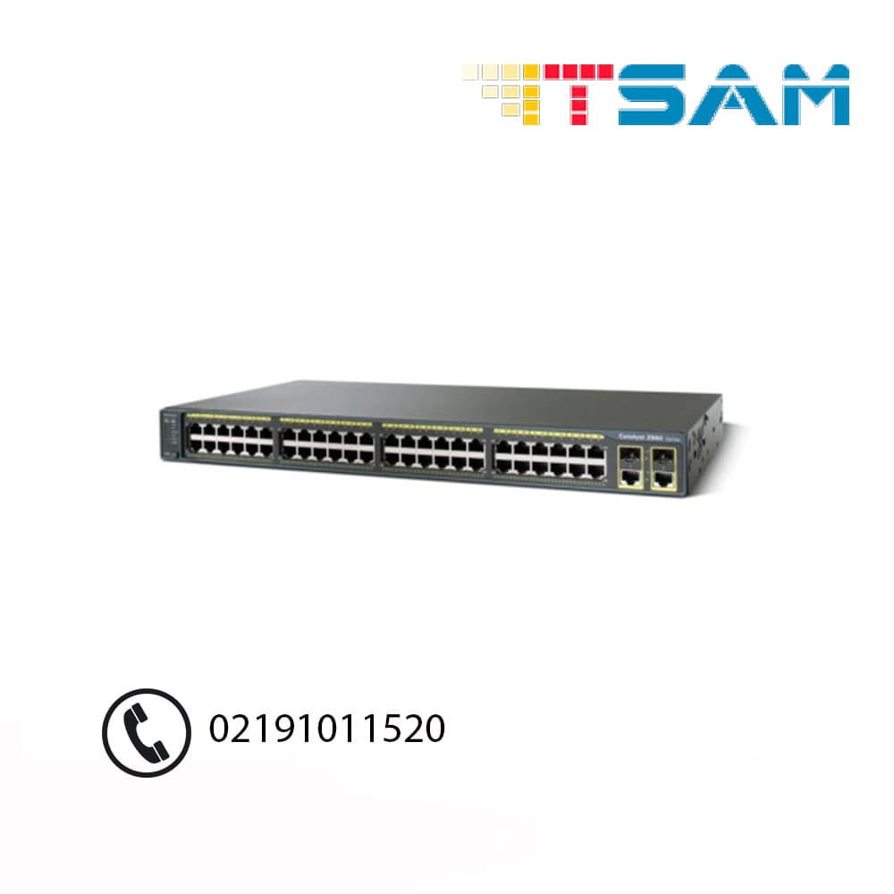سوئیچ سیسکو Cisco WS-C2960+48PST-S — تصویر ۲