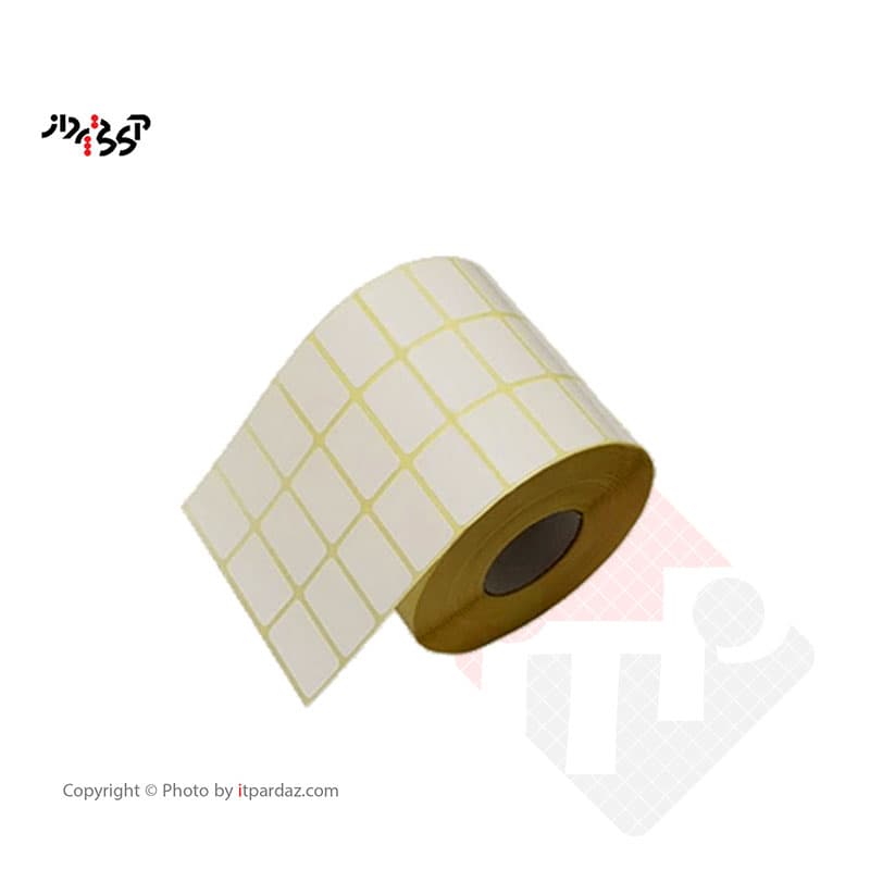 برچسب پرینتر لیبل زن مدل 25*35 کاغذی سه ردیفه