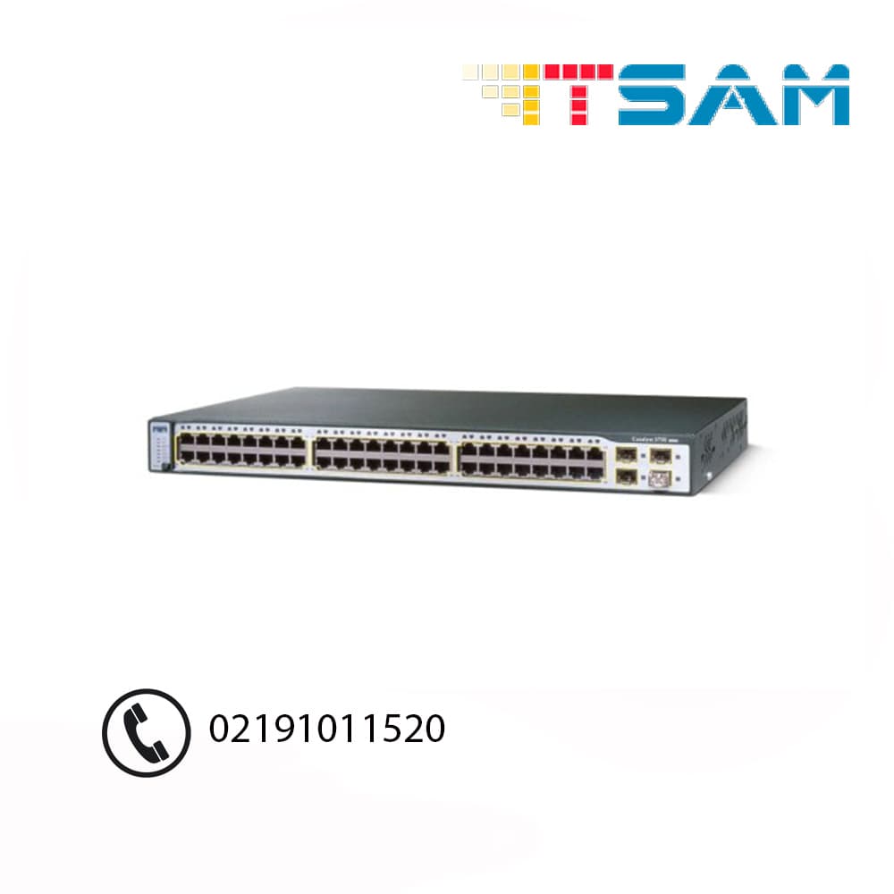 سوئیچ سیسکو Cisco WS-C3750-48PS-E