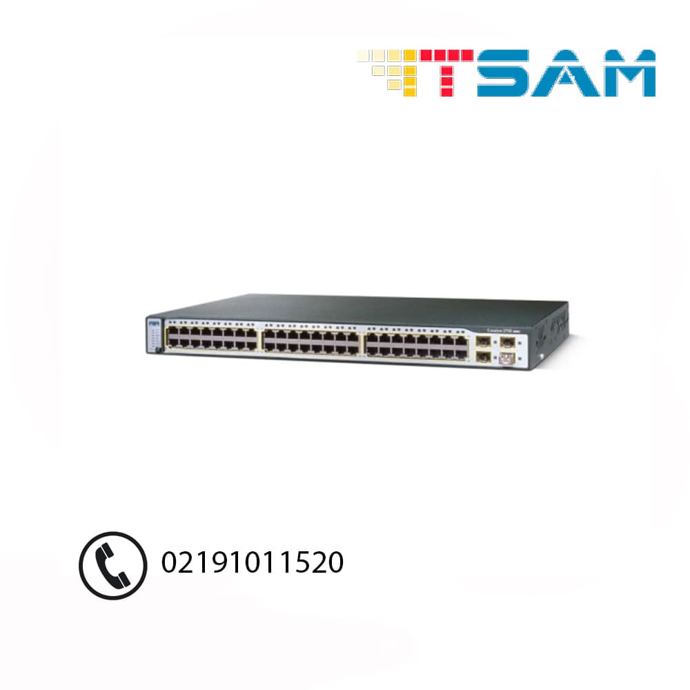 سوئیچ سیسکو Cisco WS-C3750V2-48PS-E