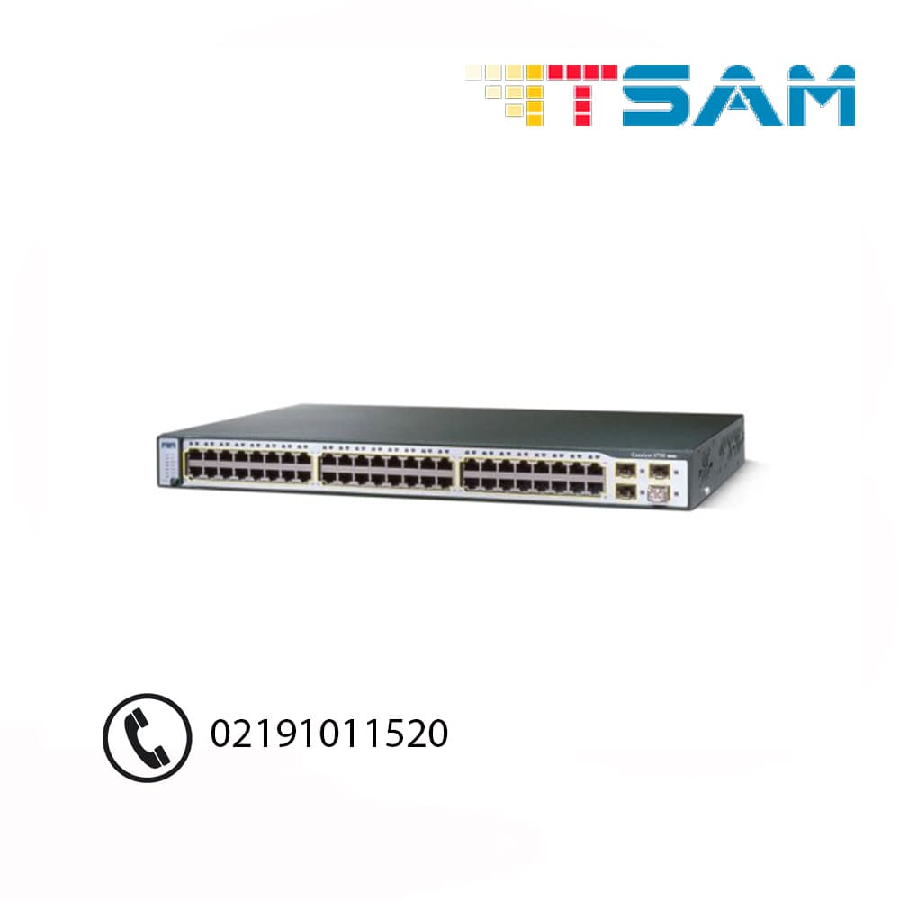 سوئیچ سیسکو Cisco WS-C3750V2-48TS-E