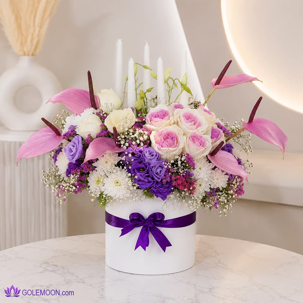باکس گل وانیشا