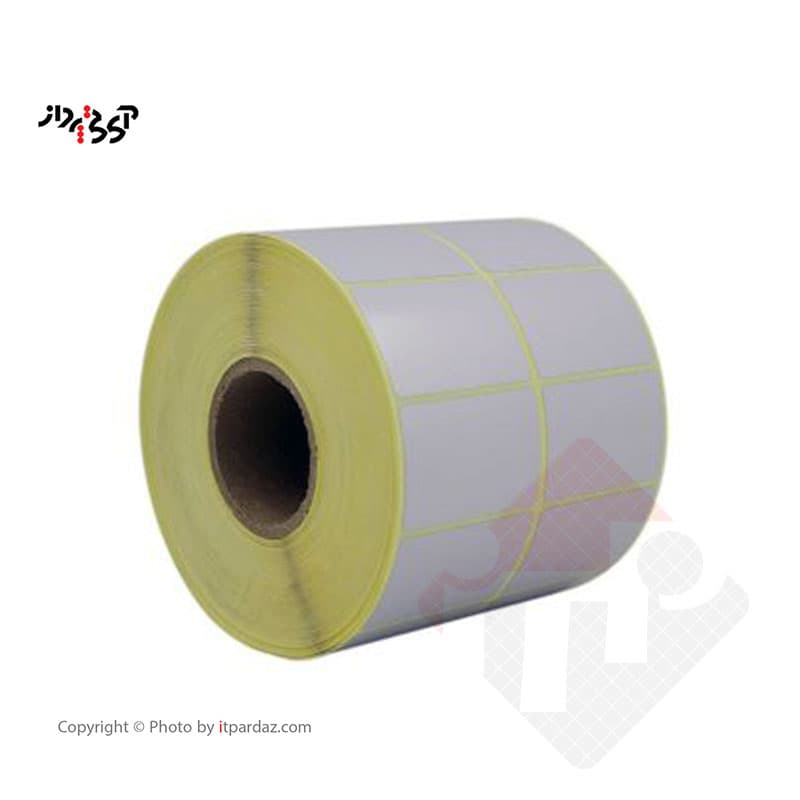 برچسب پرینتر لیبل زن مدل 50*25 متال دو ردیفه