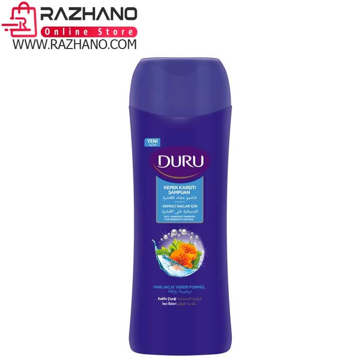 شامپو ضد شوره دورو ترکیه Duru Kepege Karsi حجم 600 میل — تصویر ۲