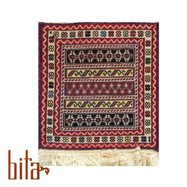 گلیم خطی سیرجان ۳۰ سانت با طرح سیبک