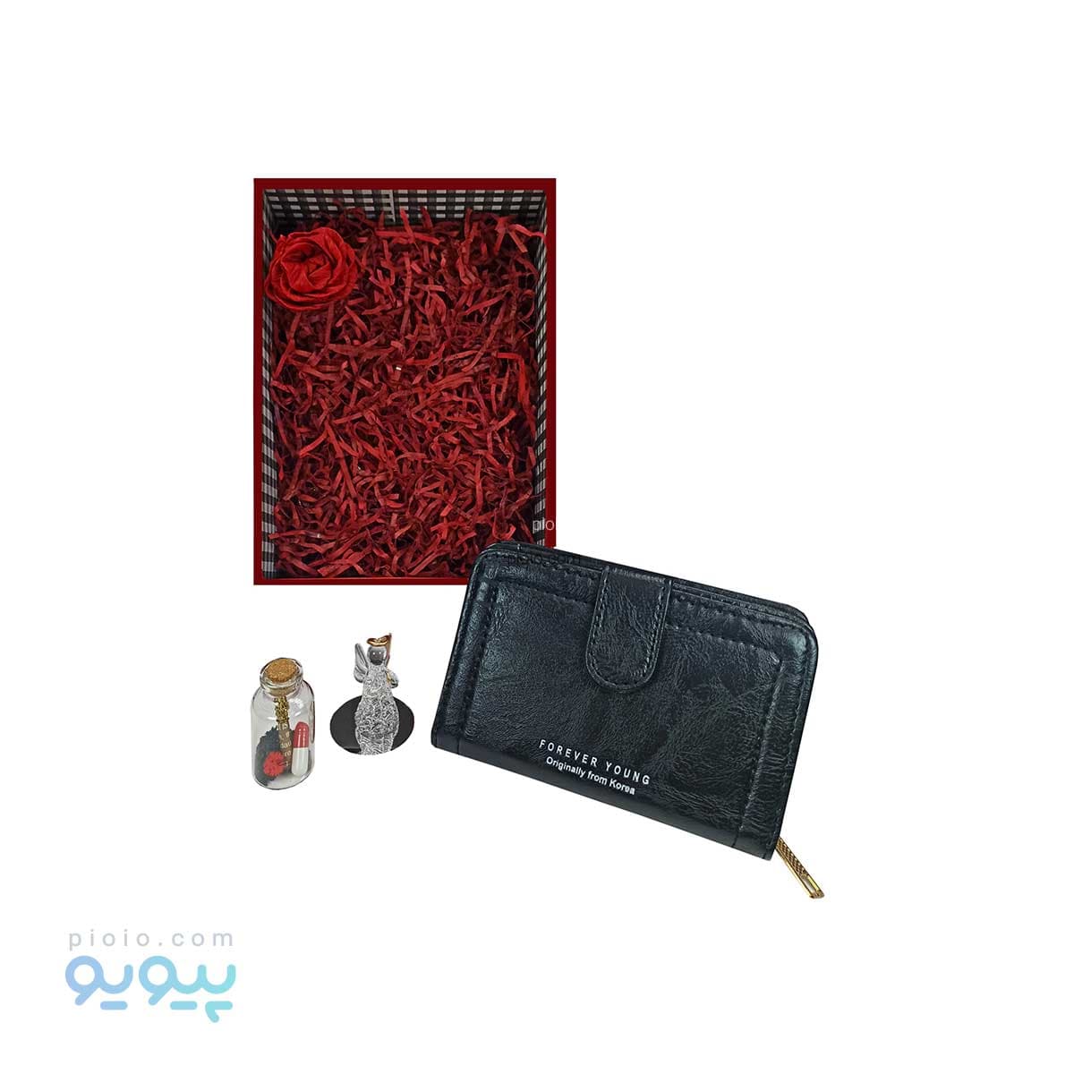 پک کادو ولنتاین کیف پول زنانه زبانه دار FOREVER YOUNG — تصویر ۴