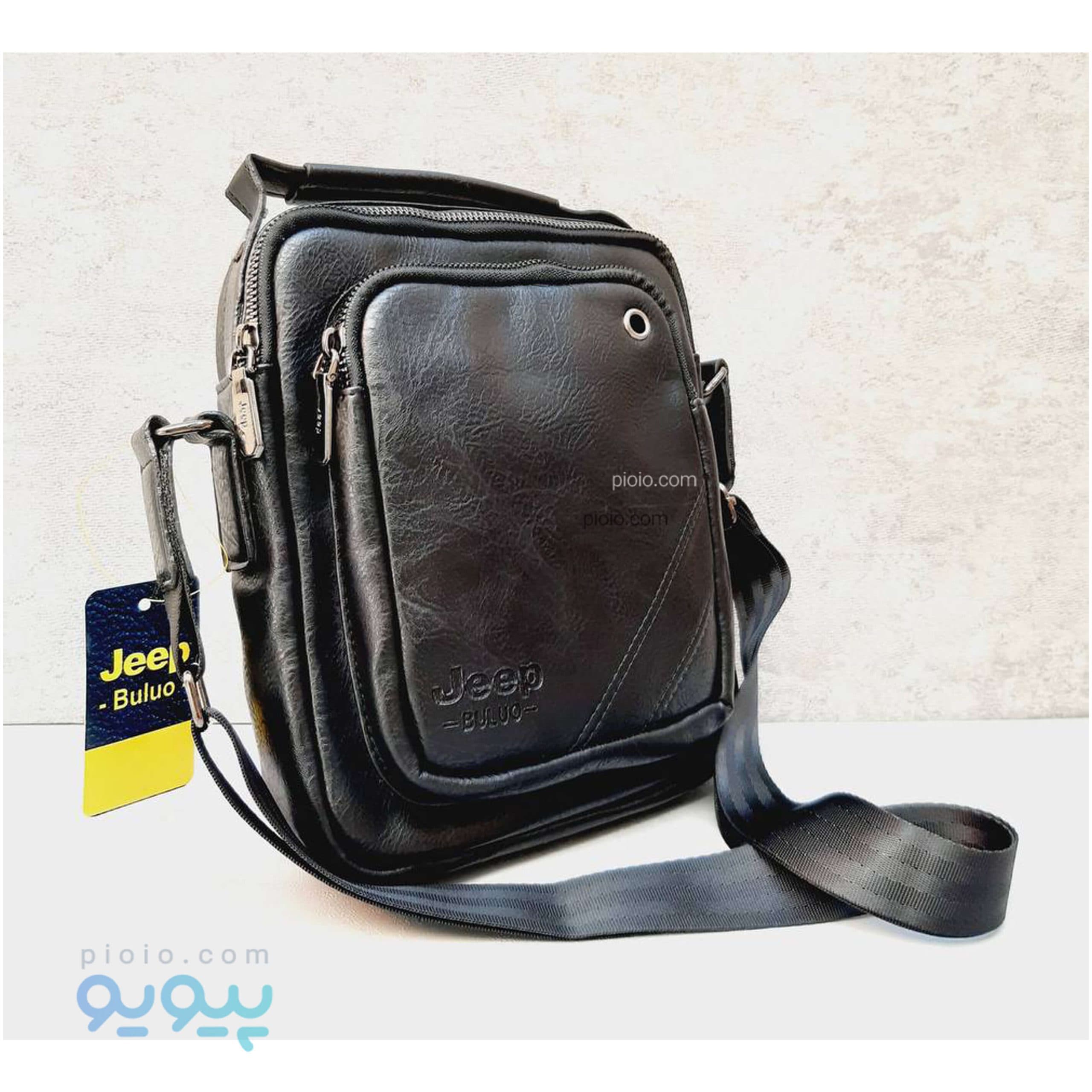 کیف دوشی زنانه چرم خارجی کد 81028 تک و عمده — تصویر ۴
