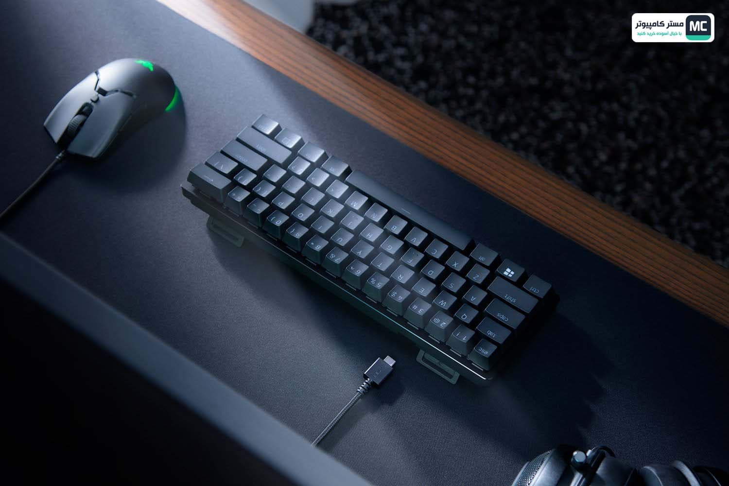 کیبورد مکانیکال گیمینگ ریزر Huntsman Mini Clicky Purple Switch — تصویر ۸