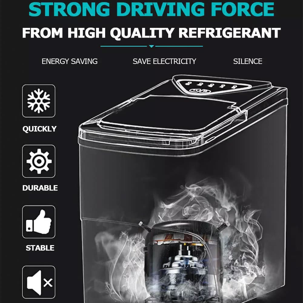 دستگاه یخ ساز Hicon Ice Maker HZB-16AL شیائومی — تصویر ۳