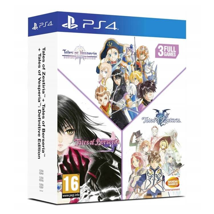 دیسک بازی Tales of Vesperia + Tales of Berseria + Tales of Zestiria – مخصوص PS4