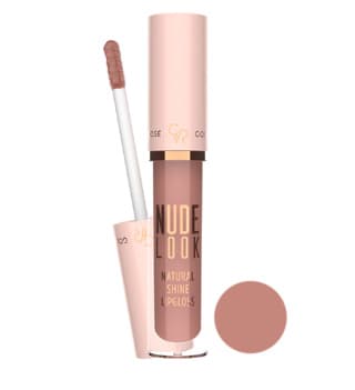 رژ لب مایع مات گلدن رز مدل Nude Look پوشش مخملی و ماندگار