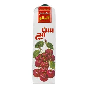 آب میوه آلبالو یک لیتری سن ایچ در بسته بندی 12 عددی — تصویر ۲