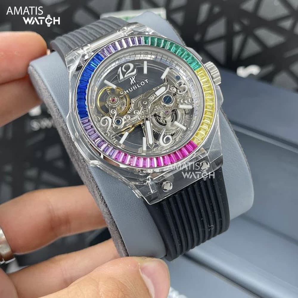 ساعت مچی مردانه هابلوت Hublot Big-Bang Unico Diamond 9011
