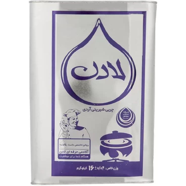 روغن جامد حلب 16 کیلویی لادن