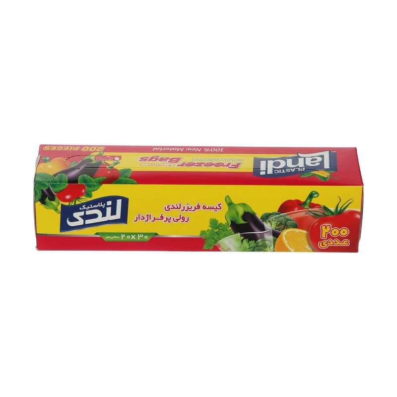 کیسه فریزر لندی رولی 200 برگ در بسته 24 عددی — تصویر ۲