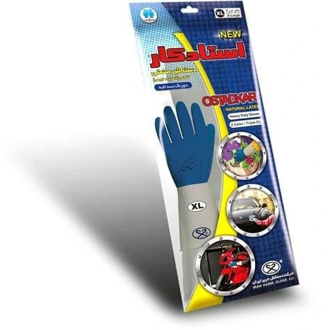 دستکش استادکار XL رزمریم در بسته 12 عددی