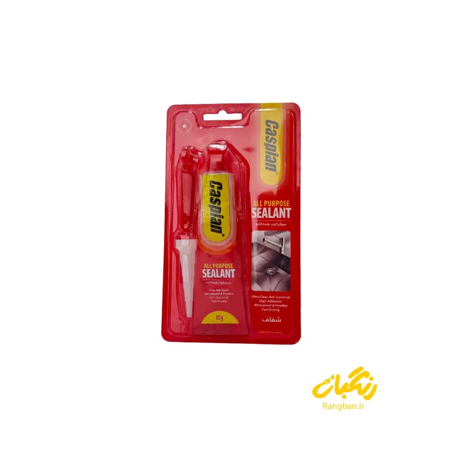 چسب سیلیکون آکواریوم 85 گرمی کاسپین