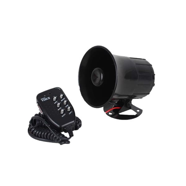 آژیر 7 صدا همراه با میکروفن (اژیر پلیسی 100 وات)