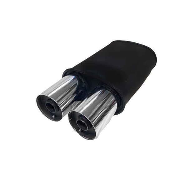 منبع اگزوز 2 لول استیل (جی اس JS 714) سایلنسر دار