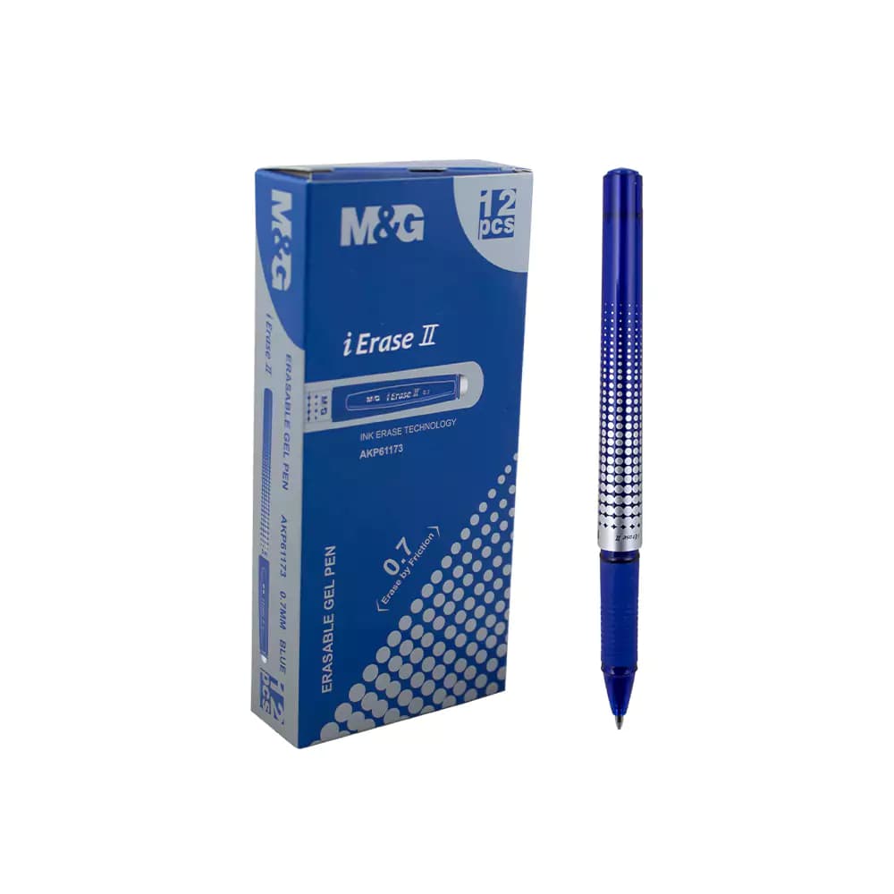 خودکار 12 عددی پاکندار نوک 0.7 ژل پن M&G