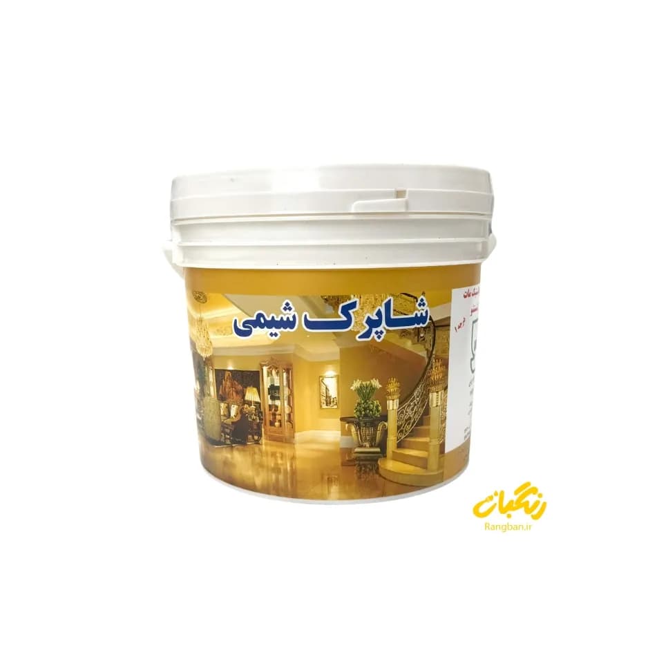 رنگ تمام پلاستیک مارک سفید دبه شاپرک