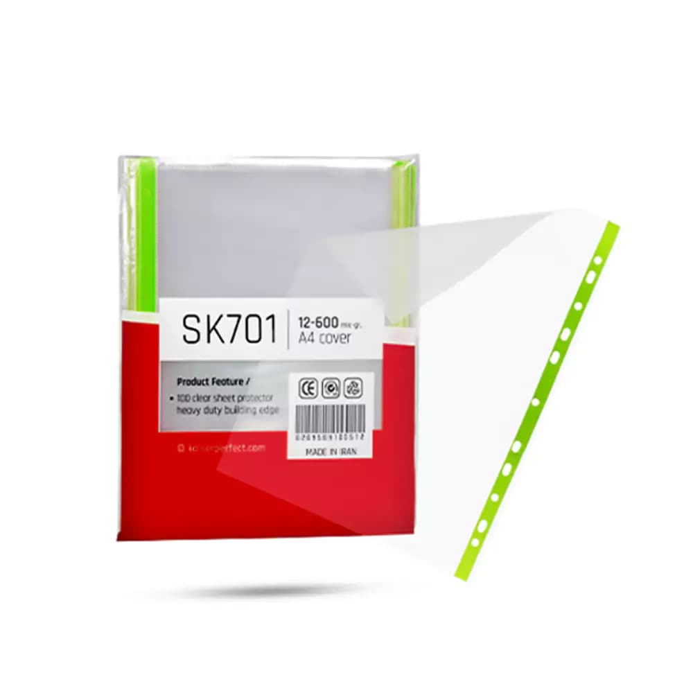 کاور 12 میکرون 600 گرم سایز A4 مدل SK701 کایزر