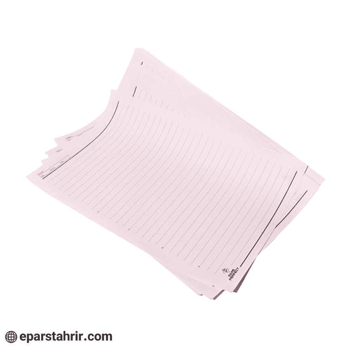 كاغذ A4 خط دار 50 برگی مدل P401 پارس — تصویر ۳