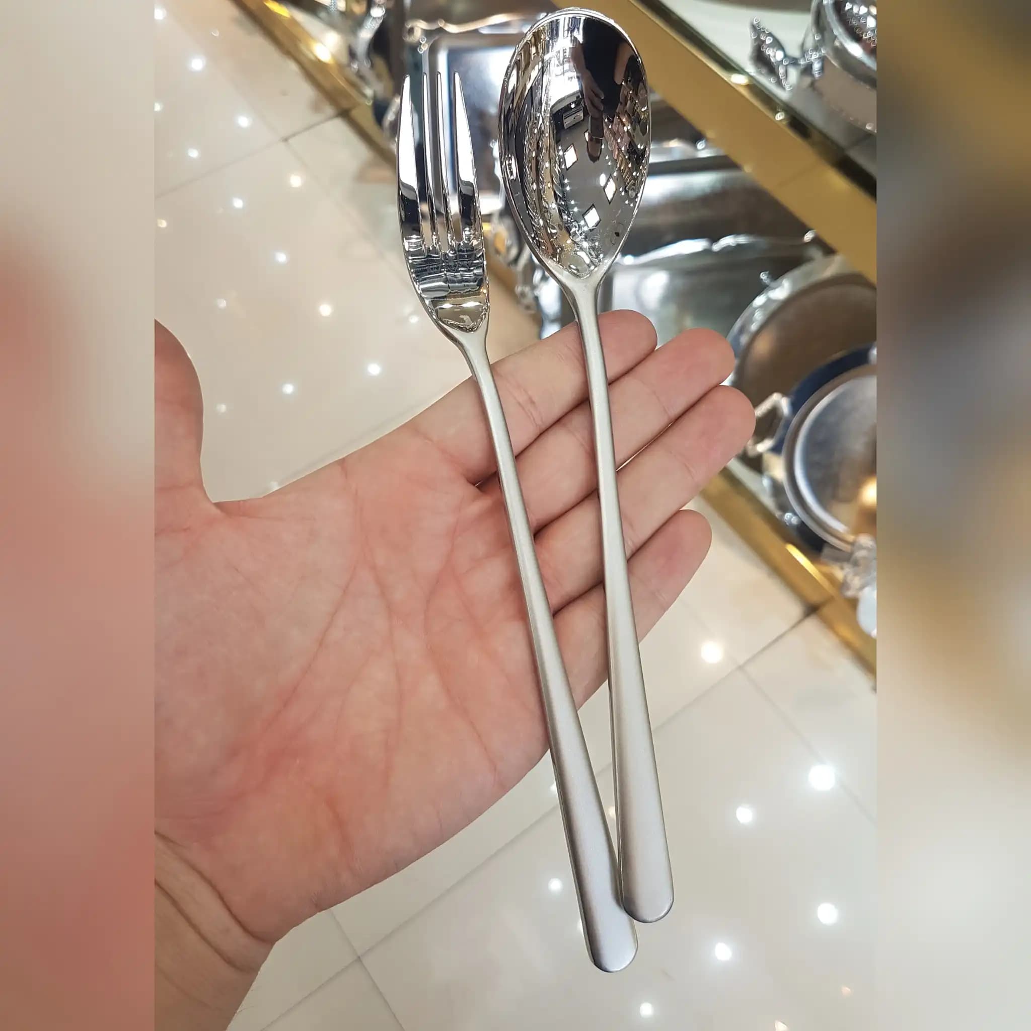 سرویس قاشق چنگال 30 نفره ویکتوریا مدل 0163s — تصویر ۲