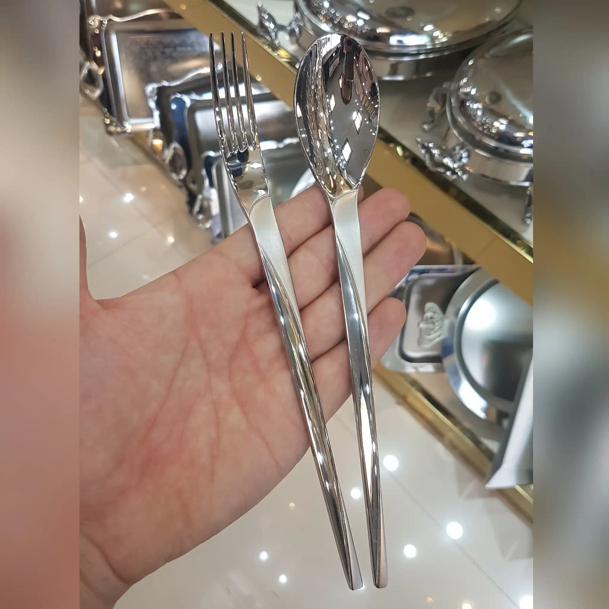 سرویس قاشق چنگال 30 نفره رزنتال مدل 510s — تصویر ۲