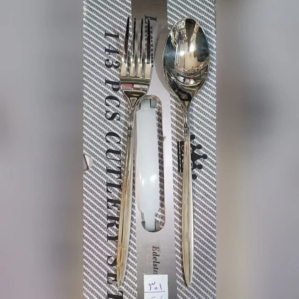 سرویس قاشق چنگال 30 نفره اس جی مدل 301s — تصویر ۲