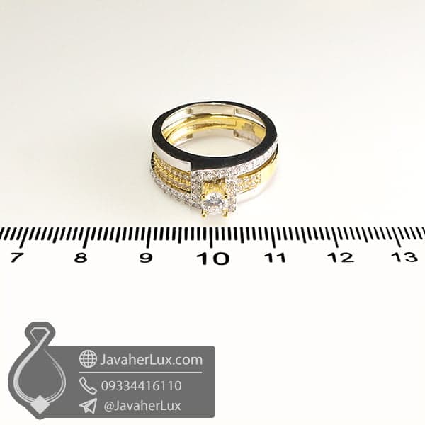 انگشتر نقره زنانه مدل زوپین _ کد : 100556 — تصویر ۶