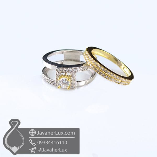 انگشتر نقره زنانه مدل زوپین _ کد : 100556 — تصویر ۴