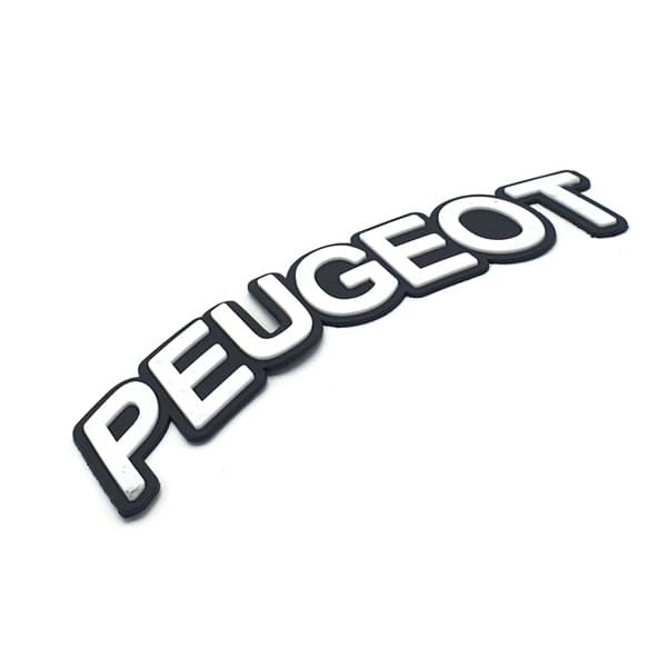 برچسب استیکر لاستیک پژو PEUGEOT (بسته 4 عددی)
