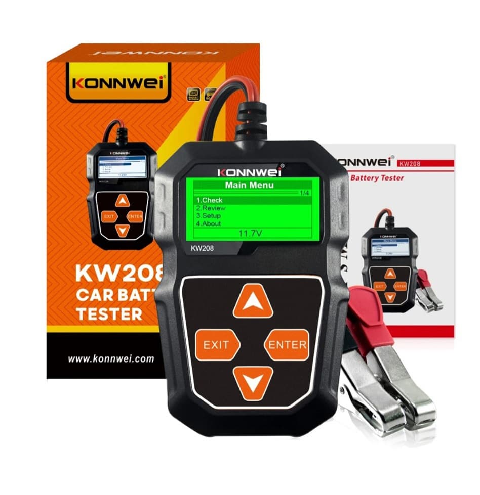 دستگاه تستر باتری خودرو کانووی مدل KONNWEI-KW208